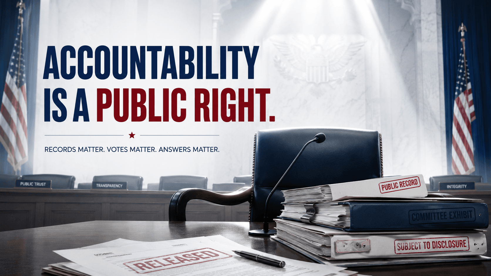 Accountability is a public right