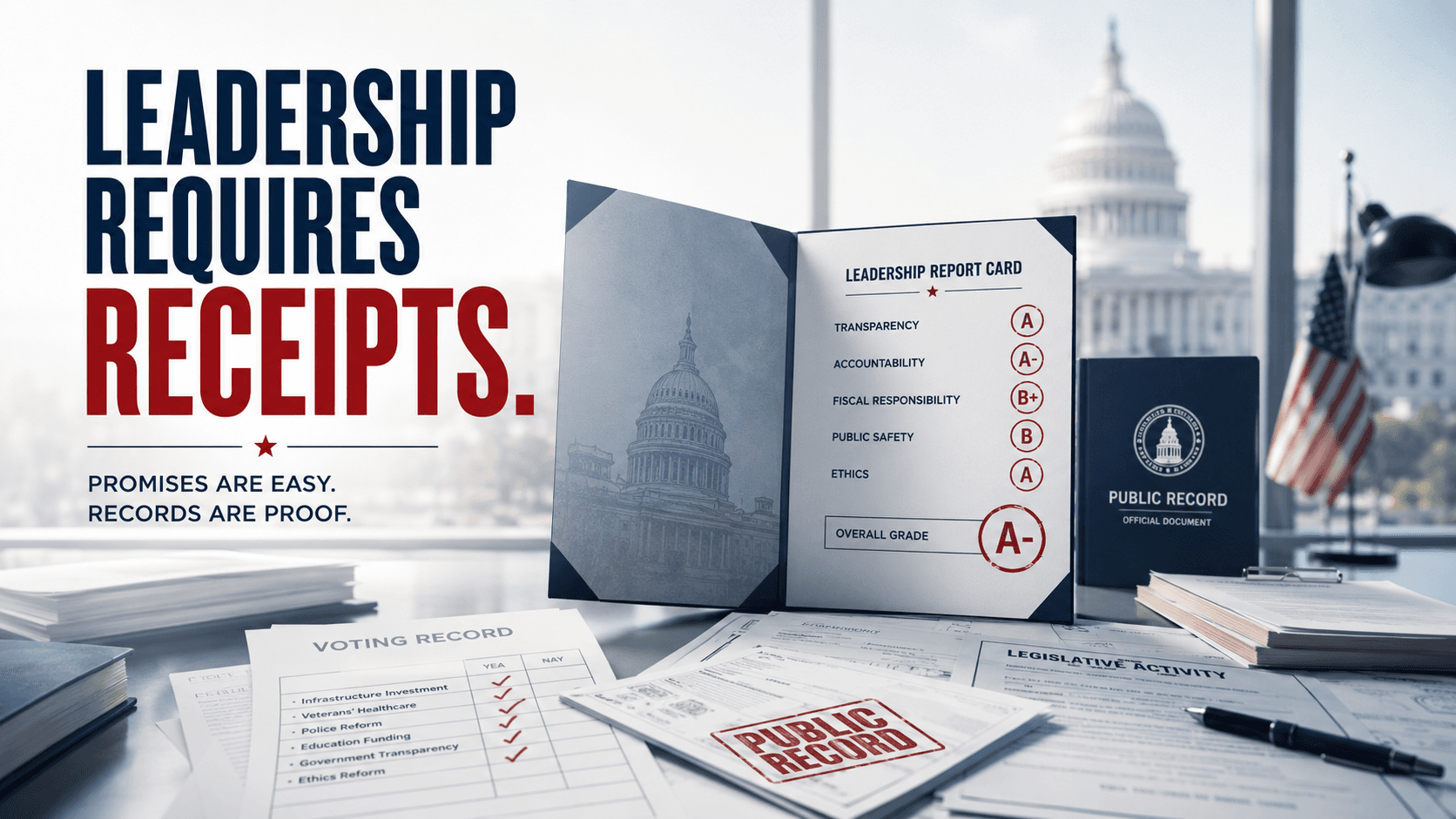 Leadership requires receipts